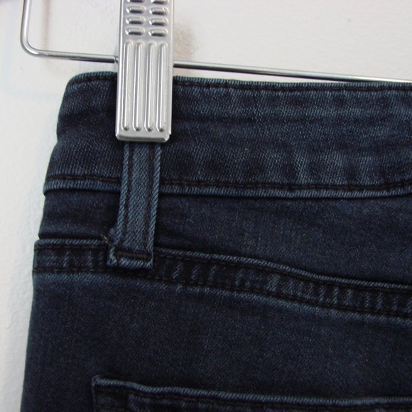 PAIGE Verdugo Ankle Skinny Jeans Distressed Kaleea Dark Wash Stretch Raw Hem 25 - Picture 16 of 16